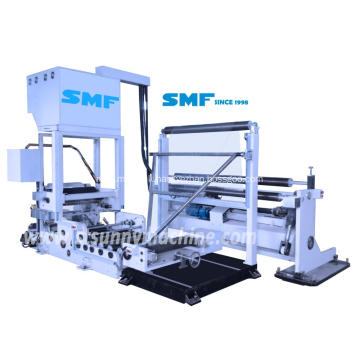 Automatic center folding machine for POF Shrink film